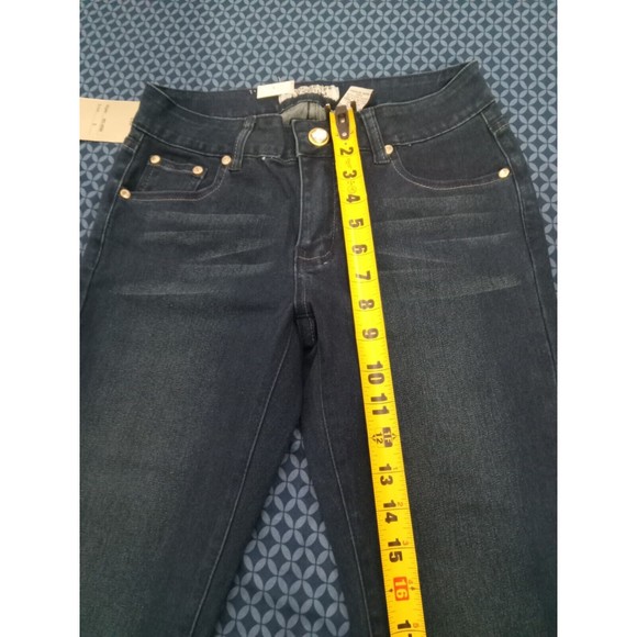 R JEANS DENIM DARK BLUE, STRETCH,H5 RC8SN SIZE 5, WAIST 29in , - Picture 2 of 7